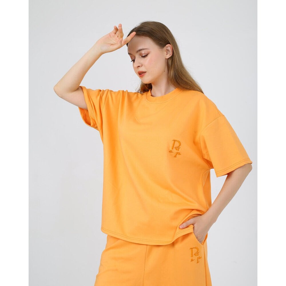 Red Ice Orange Basic Tshirt